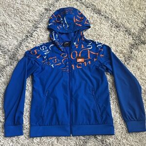 Nike Logo Jacket Blue Orange